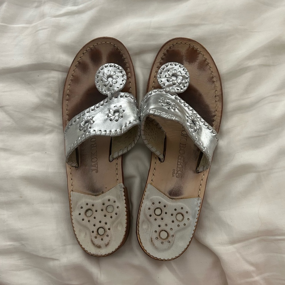 Jack Rogers silver size 8